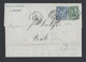 Sage N° 75 Et N° 78 Sur Lettre Avec Correspondance De Annonay 16/4/1878 Vers Bâle ( Suisse )  Verso TAD Suisse Basel - 1877-1920: Période Semi Moderne