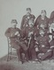 Ancienne Photo Originale Militaire Groupe De Soldats Devant Un Canon GARDE NATIONALE 1870-1871 Du XIXème - Old (before 1900)