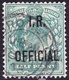 GREAT BRITAIN 1902 KEDVII 1/2d Blue-Green 'Inland Revenue' SGO20 FU - Used Stamps