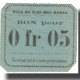 Billet, Algeria, Sidi-Bel-Abbès, 5 Centimes, Valeur Faciale, Undated (1916-17) - Algeria