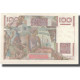 France, 100 Francs, Jeune Paysan, 1952, 1952-09-04, SUP+, KM:128d - 100 F 1945-1954 ''Jeune Paysan''