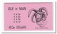 Man 1980, Postfris MNH, Ram ( Booklet, Carnet ) - Man (Eiland)