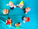 Disney 7 NANI Sonori In Gomma Anni '60 - Seven Dwarfs Sound Rubber Toys 60 Years - Other & Unclassified