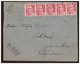 Gandon N° 716 En Bande De 5  Sur Lettre De CORPS Pour PODEBRADY ( TCHCOSLOVAQUIE) Du 8.10.46. - Covers & Documents