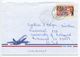 Congo 1997 Airmail Cover Brazzaville To Richmond VA, Scott 935 Amadeus Mozart - Used