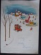 Nieuwjaarsbrief Lettre De Nouvel An 1966 Illustratie Winterlandschap Auto - Autres & Non Classés