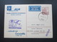 Österreich 1967 Messe Sonderflugverkehr AUA Wien - Leipzig Erstmals Mit Caravelle Freistempel AUA Erstflug - Briefe U. Dokumente