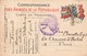 Carte Correspondance Franchise Militaire 1915 Cachet Intendance Militaire Attaché Fernand Hauser Poete Et Journaliste - WW I