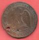 10 Centimes , NAPOLEON III Tête Nue , Bronze , 1854 BB , N° F # 133.12 - Autres & Non Classés