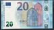 &euro; 20  FRANCE  UA000   U001 A1 FIRST POSITION  DRAGHI  AUNC - 20 Euro