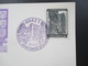 Österreich 1948 Wiederaufbau Fonds Nr. 858 Sonderkarte Sonderstempel Graz 1 Herbstmesse 1952 - Briefe U. Dokumente