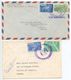 Panama 1962/1964 2 Airmail Covers Colon To Canada, Scott C246 Lions Int & C298 Soccer - Panama