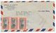 Panama 1952 Airmail Cover To New York, Scott 376 Sugar Cane Cart X 3 - Panama