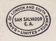 El Salvador BANK OF LONDON AND SOUTH AMERICA Ltd, SAN SALVADOR 1949 Cover Letra BASLE Switzerland Piramide Maya - El Salvador