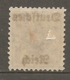 WURT - SERV Yv. N° 132, Mi N°54  *  15p  Violet  Sur. Deutsches Reich   Cote  3 Euro   BE   2 Scans - Sonstige & Ohne Zuordnung