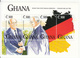 1992 Ghana  Germany Reunification Flags  Complete Set Of 3 Sheets MNH - Ghana (1957-...)