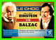 SÉRIE TV - " LE CHOC. " ALBERT "MC2 " EINSTEIN VS BALZAC SUR LA 5e - - Affiches Sur Carte