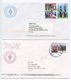 San Marino 2000‘s 2 Covers Associazione Radioamatori To Franklin Michigan - K8YTO - Lettres & Documents