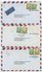 Germany, West 1956 3 Airmail Covers Tübingen, Erlangen, Hannover, Scott 708 & 716 Heuss - Covers & Documents