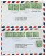 Germany, West 1956 2 Airmail Covers Bad Godesberg & Stuttgart To U.S., Scott 708 X 6 Heuss - Covers & Documents