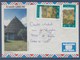 = Nouvelle-Calédonie 30.8.90 Enveloppe Illustrée 2 Timbres 525 (de 1986) Paysages Calédoniens Côte Ouest - Lettres & Documents