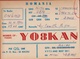 QSL Card Amateur Radio Funkkarte Romania Roemenie 1972 YO8KAN Bacau - Amateurfunk