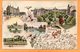 Helsning Fran Gefle Sweden 1898 Postcard - Sweden