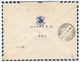 TUNISIE - Enveloppe De Tunis 1947 - Griffe "reprise Du Service Aérien TUNIS-ROME - Première Liaison Air France 25/3/1947 - Luftpost