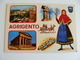 AGRIGENTO  ED.  TORNATORE MESSINA   SICILIA  COSTUME REGIONALE  BRODEE POSTAL   BORDADA    RICAMATA IN TESSUTO - Ricamate