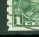 Canada: 1935   KGV - Coil   SG352a    1c  [Imperf X Perf 8] [Narrow '1' Variety]   Used - Used Stamps