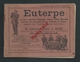 Partitions De Musique. EUTERPE. Recueil De Marches, Polonaises, Valses, Polka... Joliment Illustré. 33 Pages. 6 Scans - Scores & Partitions