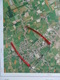 GROTE LUCHT-FOTO ICHTEGEM EERNEGEM In 1990 48x67cm KAART 1/10.000 ORTHOFOTOPLAN TOPOGRAPHIE PHOTO AERIENNE R615 - Ichtegem