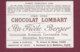 250619 - CHROMO CHOCOLAT LOMBART - COmbat D'Obligado 1845 - Lombart