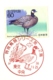 WATERFOWLS-CACKLING GOOSE-COMBINED FDC-JAPAN-1983-ENDANGERED BIRDS-BX1-386 - Oies