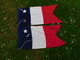 Delcampe - PAVILLON FRANCE MARINE NATIONALE CAPITAINE De VAISSEAU CHEF De DIVISION CVD  - Taille 6 - Bandiere