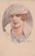 Bu - Cpa Illustrée MAUZAN - Belle Femme Au Collier Et Au Chapeau - Mauzan, L.A.