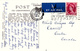 London Piccadilly Circus - Animation - Cars Double-Decker Bus - Written 1959 - Stamp & Postmark - 2 Scans - Piccadilly Circus