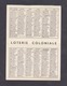 Pocket Calendar LOTERIE COLONIALE  1959 Calendrier De Poche - Tamaño Pequeño : 1941-60