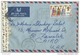 GBS14504 GB 1989 Censored Open Airmail Cover Franking Christmas &amp; Slogan - Addressed Egypt - Cartas & Documentos