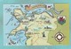 Small Post Card,Map Of North Wales,V103. - Other & Unclassified