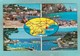 Small Post Card,Map Of South Devon,England,V104. - Other & Unclassified