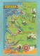 Small Post Card,Map Of Wester Ross, Highland, Scotland,V104. - Other & Unclassified