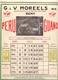 Kalender 1929 - Pub Reclame - G & V. Moreels - Peru Guano Gent - - Grand Format : 1921-40