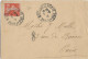 1912 - SEMEUSE PERFOREE (PERFIN) FT Sur LETTRE De MAISONS LAFFITTE => PARIS - Storia Postale