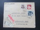 Österreich 1937 Muttertag MiF Mit Volkstrachten Einschreiben Salzburg 1 Handschriftl. Zollgut Und Zollamtlich Geöffnet - Covers & Documents