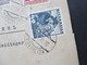 Österreich 1937 Muttertag MiF Mit Volkstrachten Einschreiben Salzburg 1 Handschriftl. Zollgut Und Zollamtlich Geöffnet - Covers & Documents