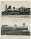 LOT 2 CPA * LOCOMOTIVES Cie De L'OUEST Machine Trains Voyageurs N° 778 & Locomotive Compound N° 545 Grande Vitesse - Trains