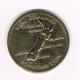 //  NEW ZEALAND  AUCKLAND CITY OF SAILS KYTOWER SOUVENIR COIN - Souvenir-Medaille (elongated Coins)