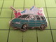 613d Pin's Pins / Beau Et Rare : THEME AUTOMOBILE / RENAULT ESPACE VERT SAPIN 1e GENERATION - Renault