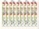 Soviet Union/UdSSR/CCCP Of 1990 - Stamp Sheet With 50 Stamps = 5 X 10 MiNr. 6088-6092 Used - Football World Cup In Italy - Ganze Bögen